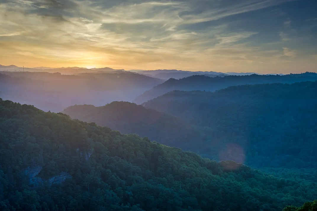 A view of Appalachia, from Virginia looking into Kentucky