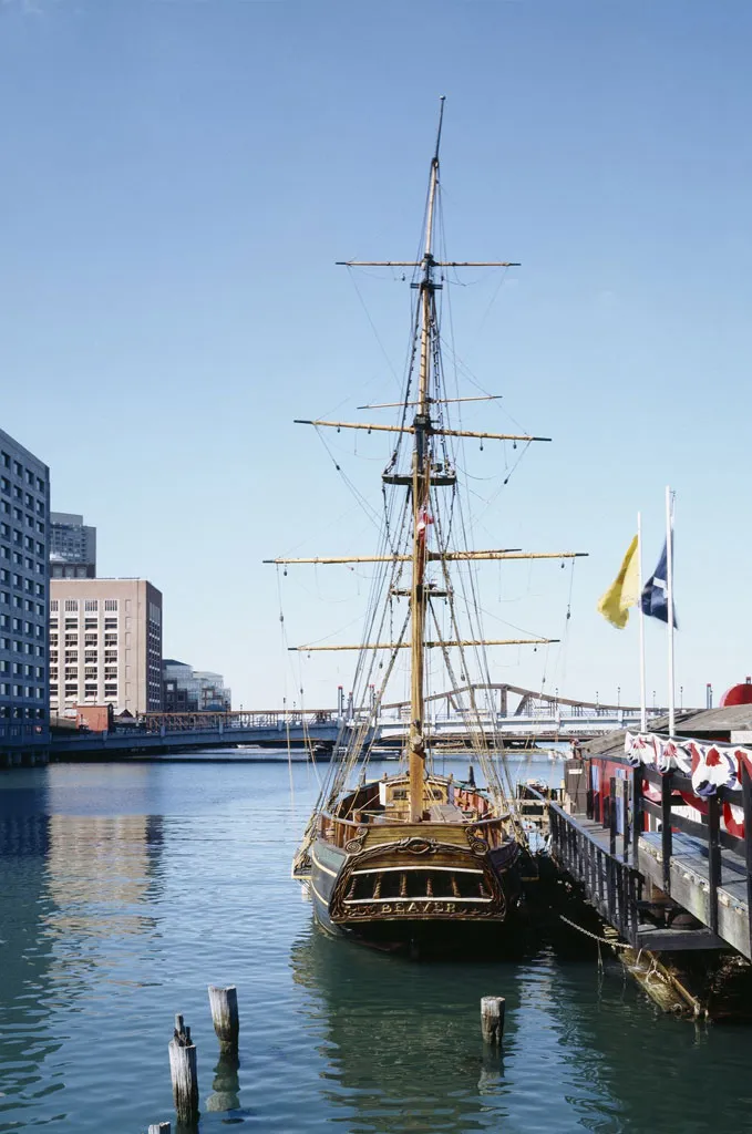 A replica of one of the Boston Tea Party ships