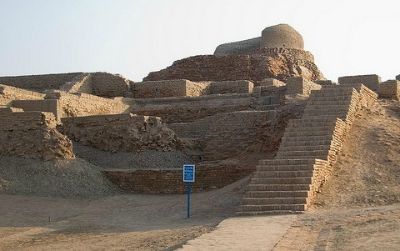 Part of the city of Mohenjo Daro