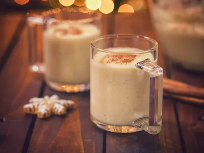 A glass of homemade eggnog dusted with cinnamon is a mouthwatering prospect to some&mdash;and an abomination to others.