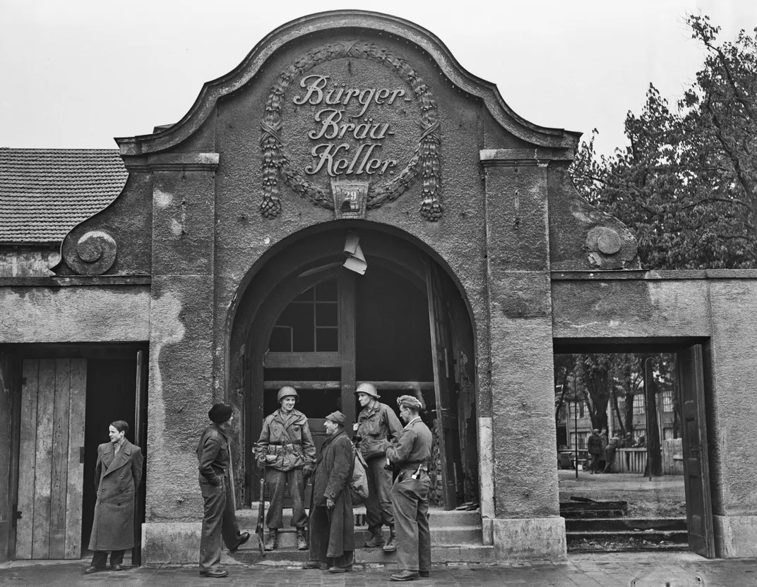 The Bürgerbräukeller beer hall in Munich