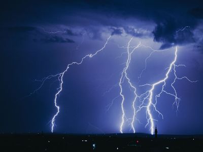 So far, scientists have only documented jagged lightning bolts. Some physicists believe that the discovery of a completely straight lightning bolt could prove the existence of dark matter.