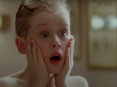 Macaulay Culkin as Kevin McCallister in&nbsp;Home Alone&nbsp;(1990)